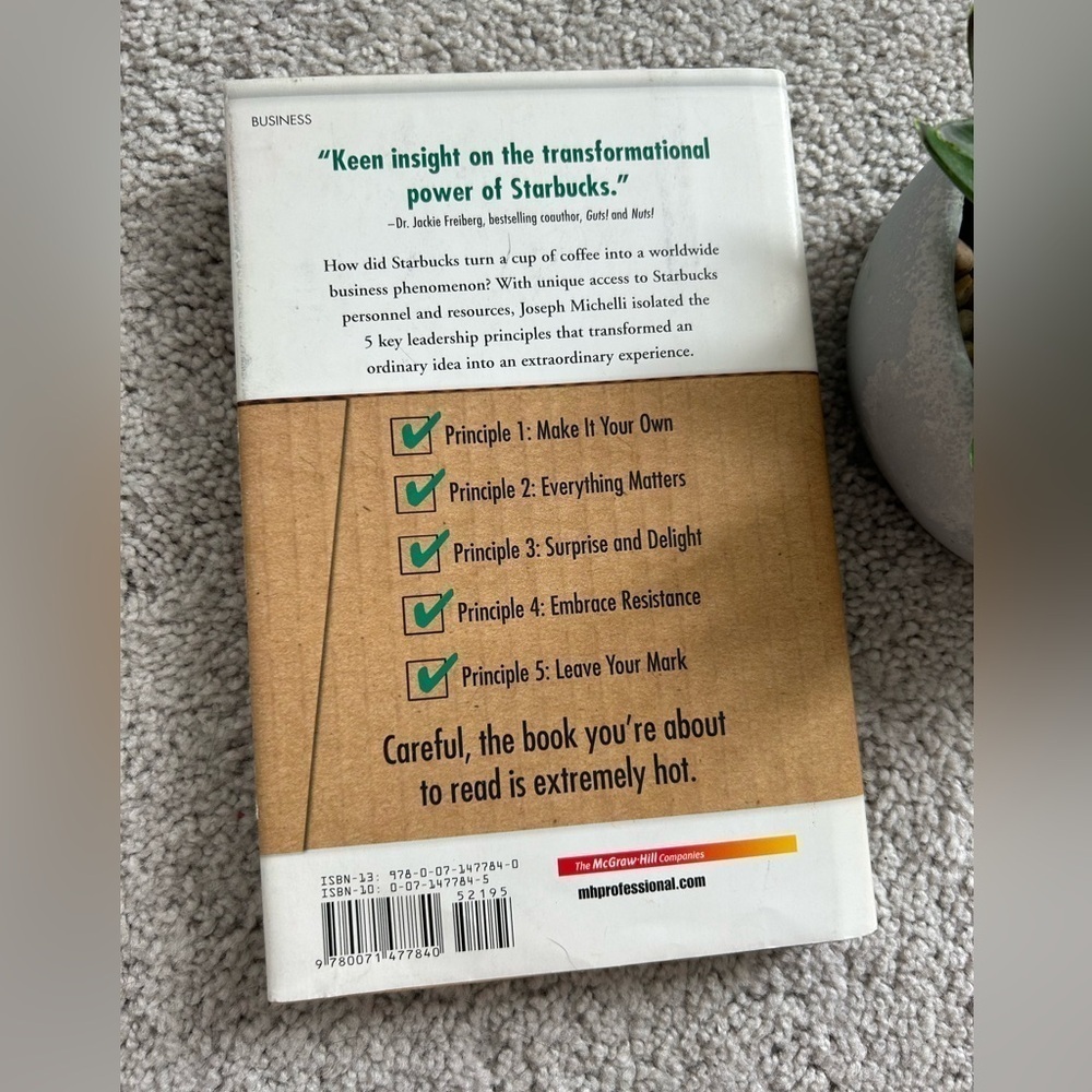 “The Starbucks Experience” Hardcover Book by Joseph A. Michelli - Picture 3 of 4